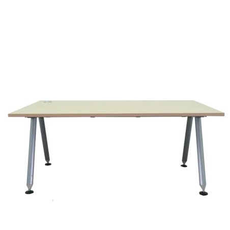 Mesa de dirección en maple y gris de 180cm