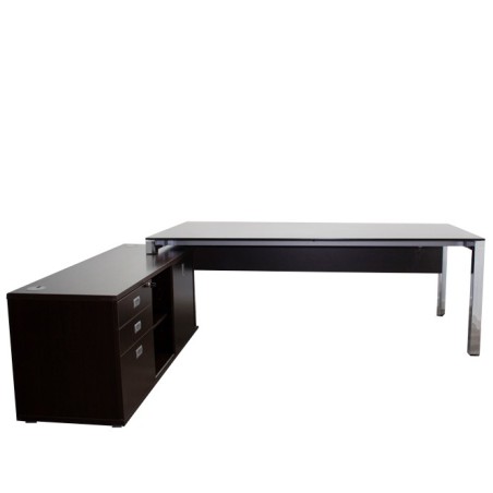 Mesa dirección con armario pedestal