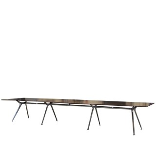 Mesa de juntas melamina wengué de 485cm