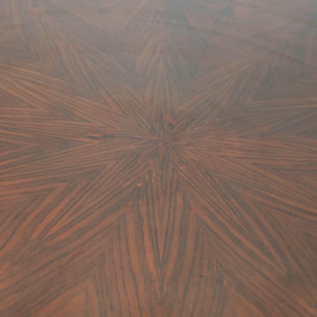 Mesa de juntas en nogal plumeada de 190cm