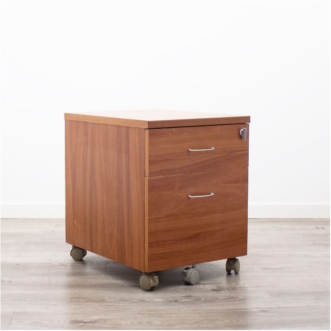 copy of Cajonera de cajón y archivo en haya con llave