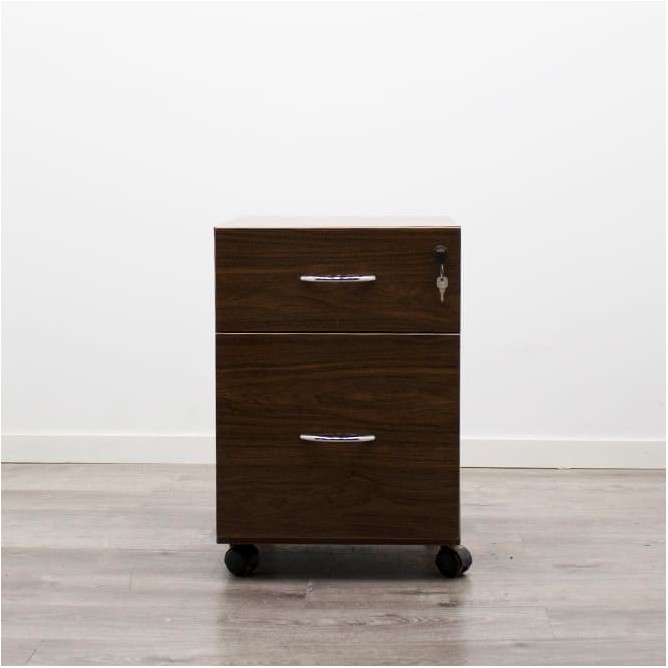 copy of copy of copy of Cajonera de cajón y archivo en haya con llave