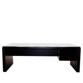 Mesa dirección negra con pata panel de 216cm