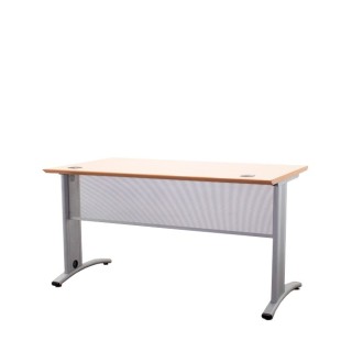 Mesa operativa peral con pata en T invertida de 180cm
