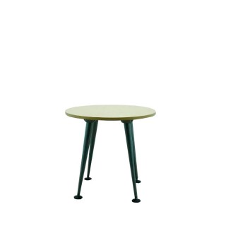 Mesa de reunión redonda en maple de 80cm