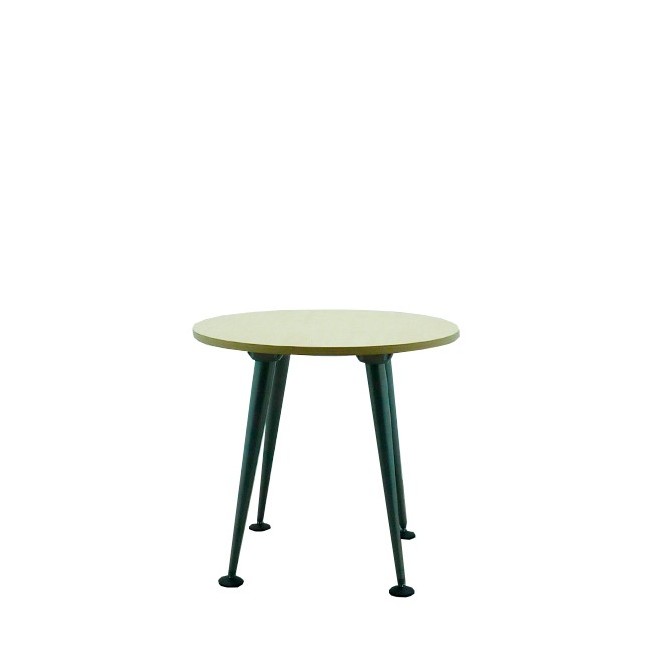 Mesa de reunión redonda en maple de 80cm