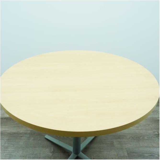 copy of Mesa de reunión redonda en maple de 80cm