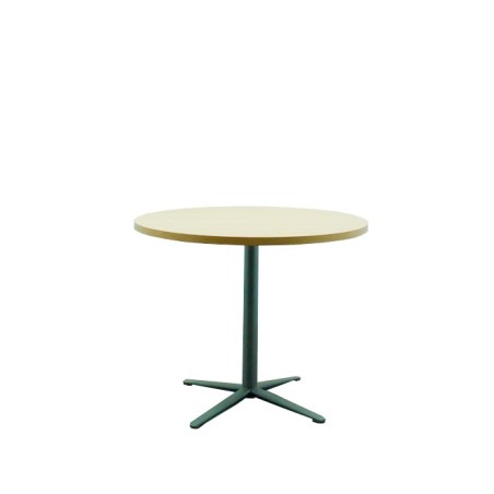 Mesa de reunión redonda en haya de 90cm