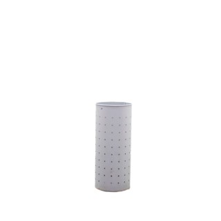 Papelera metálica gris