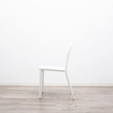 Silla colectividad polipropileno blanco