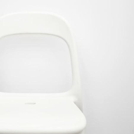 Silla colectividad polipropileno blanco