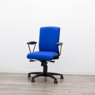 Silla operativa tapizada con brazos fijos (color a elegir) 2