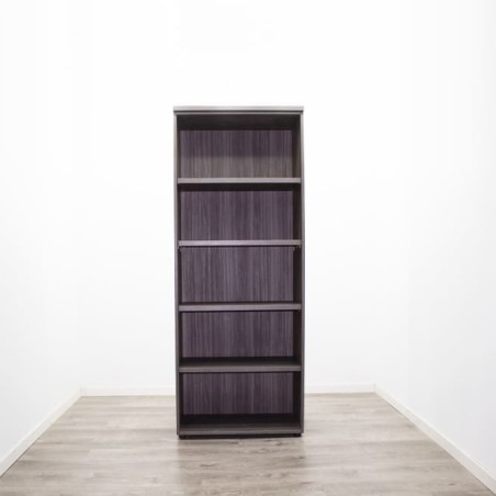 Armario alto melamina todo puerta en roble claro de 80cm - Mercaoficina