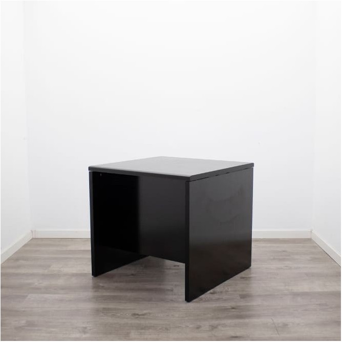 Mesa auxiliar con ruedas y balda en gris o negra - Mercaoficina