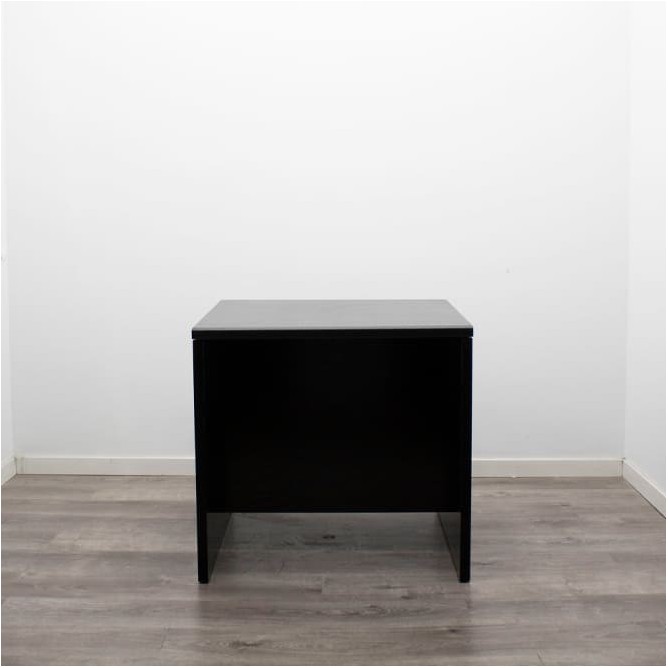Mesa auxiliar con ruedas y balda en gris o negra - Mercaoficina