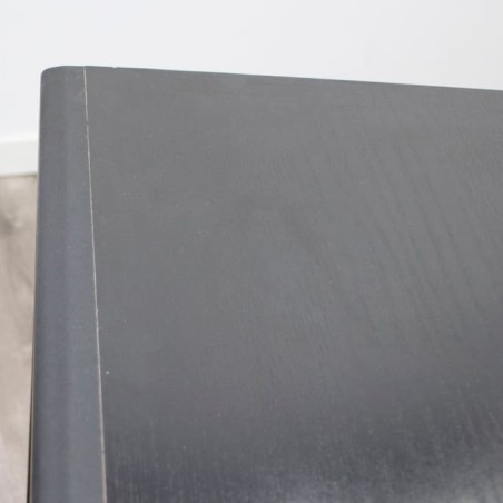 Mesa auxiliar con ruedas y balda en gris o negra - Mercaoficina