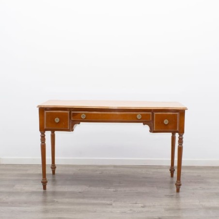 Mesa de dirección clásica en madera acabado roble