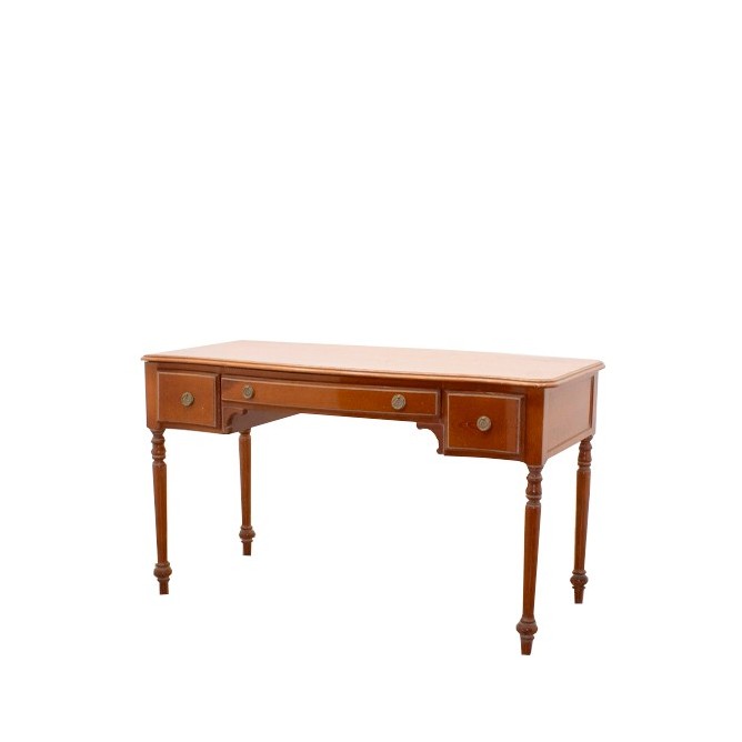 Mesa de dirección clásica en madera acabado roble