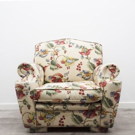 Sillón de espera 1 plaza estampado