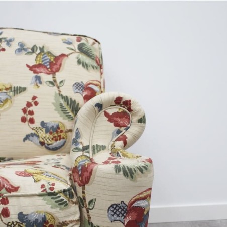 Sillón de espera 1 plaza estampado