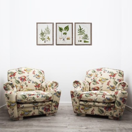 Sillón de espera 1 plaza estampado