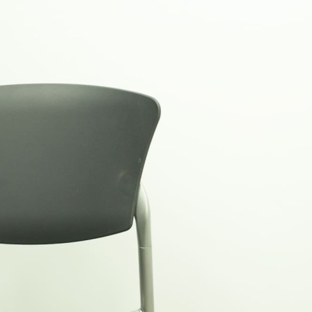 silla colectiva polipropileno gris antracita sin brazos 4 patas