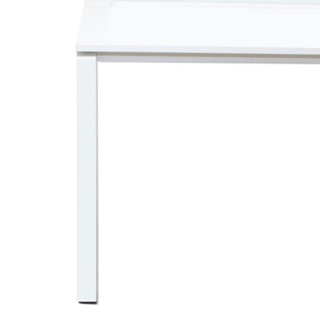 Bench de 2 o 4 puestos con mueble en roble y blanco