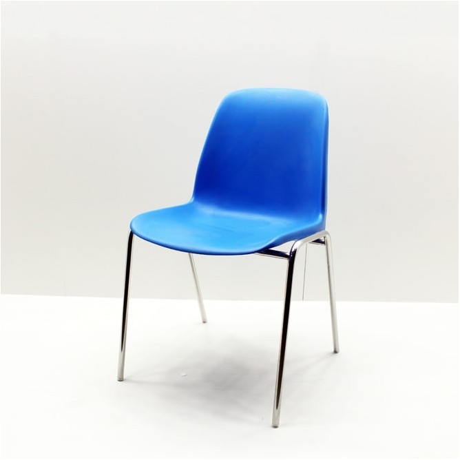 Silla colectiva pvc azul