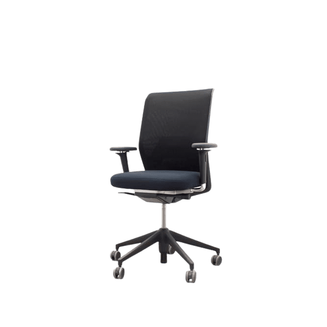 Silla operativa VITRA negra sincro