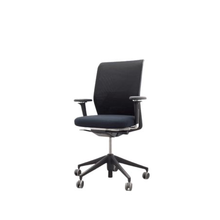 Silla operativa VITRA negra sincro