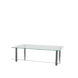 Mesa de centro de cristal