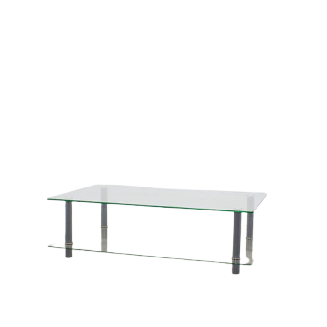 Mesa de centro de cristal