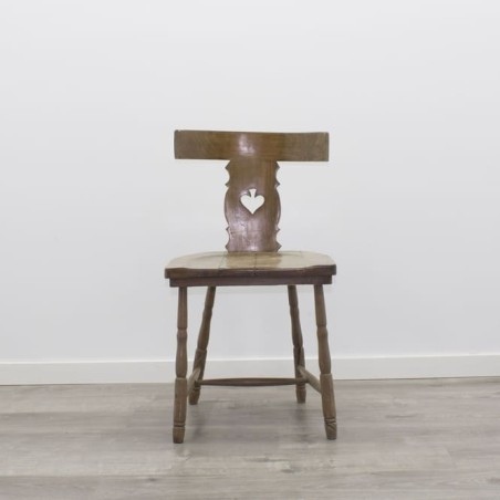 Silla baja todo madera