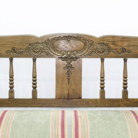 Banco cuatro patas con asiento tapizado