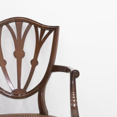 Silla todo madera con brazos