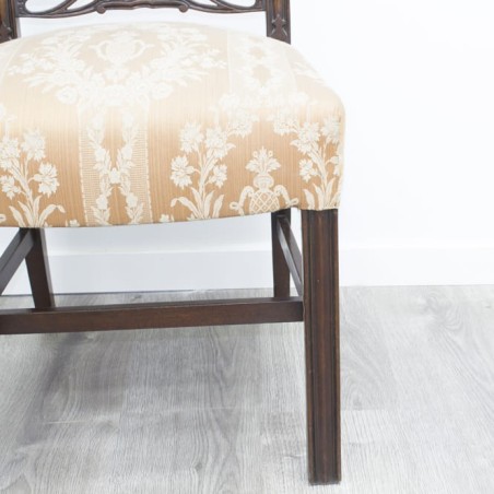 Silla fija en tela fantasía en seda