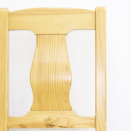 Silla todo madera color claro