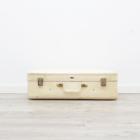 Maleta beige de viaje