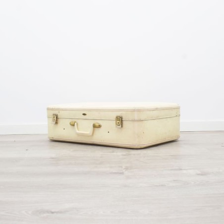 Maleta beige de viaje