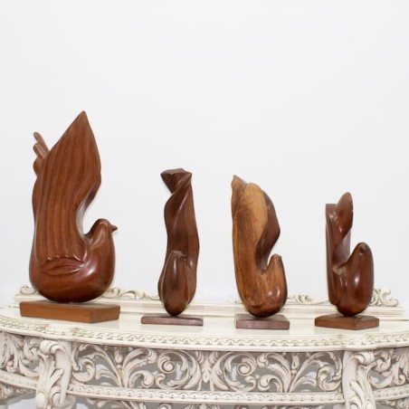 Juego de madera de pájaros