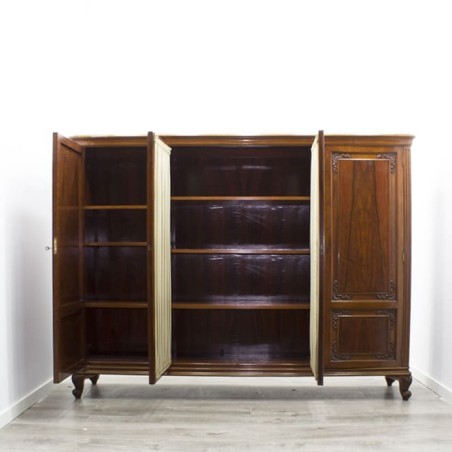 Armario clásico madera 4 puertas