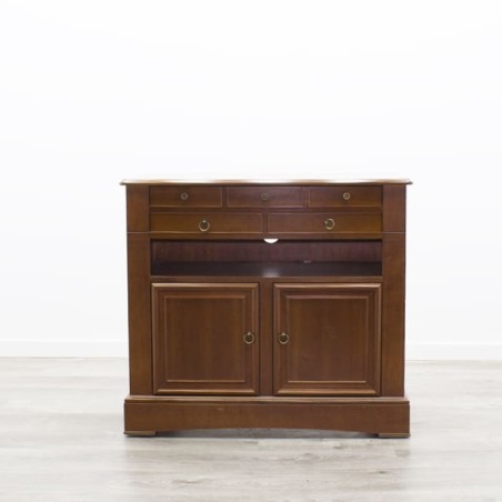 Mesa de TV en madera nogal