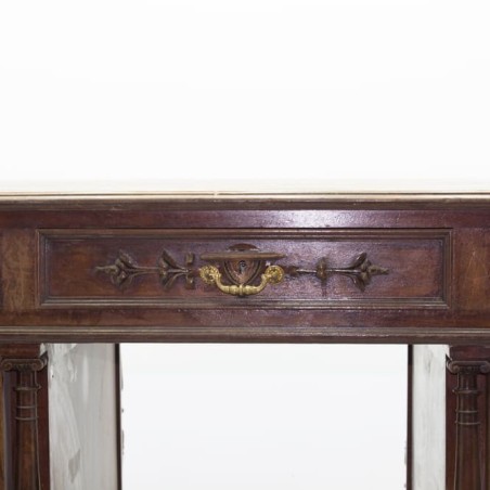 Mesa con 9 cajones de madera rústico
