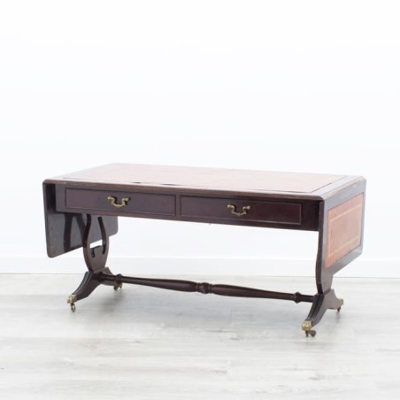 Mesa de madera auxiliar con alas abatibles