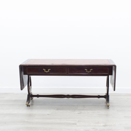 Mesa de madera auxiliar con alas abatibles