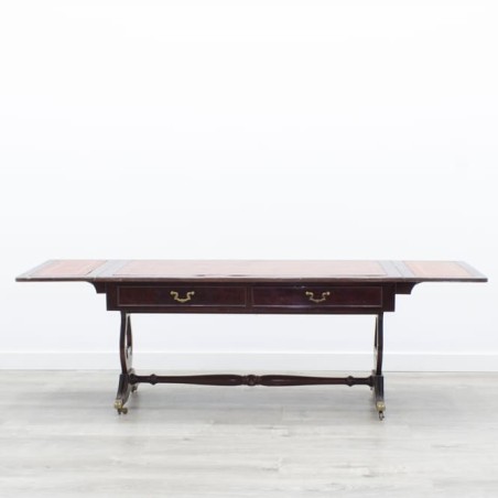 Mesa de madera auxiliar con alas abatibles