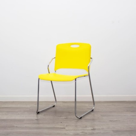 Silla en polipropileno sin brazos (varios colores)