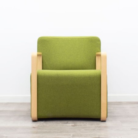 Sillones de espera sin patas en varios colores
