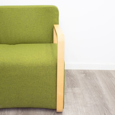 Sillones de espera sin patas en varios colores