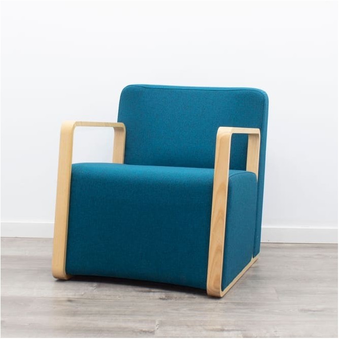 Sillones de espera sin patas en varios colores